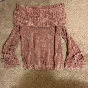 Off-the-Shoulder Sweater